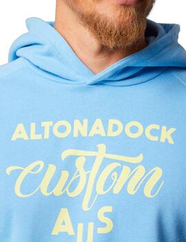 Sudadera Altona Dock Custom azul claro para hombre