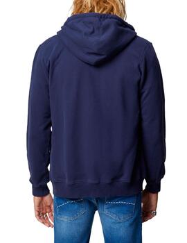 Chaqueta cremallera Altona Dock azul para hombre