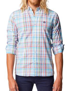 Camisa Altona Dock cuadros azules