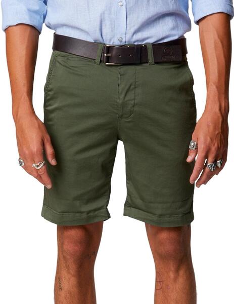 Pantalón corto Altona Dock verde kaki para hombre