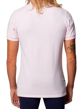 Polo básico Altona Dock rosa para hombre