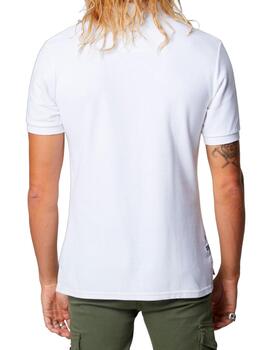 Polo básico Altona Dock blanco para hombre