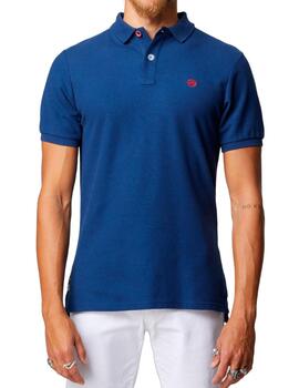 Polo básico Altona Dock azul marino para hombre