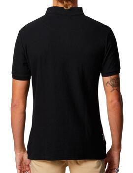 Polo básico Altona Dock negro para hombre