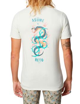 Camiseta Altona Dock Asume el reto blanca