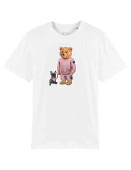 Camiseta Baron Filou The Dog Sitter blanca