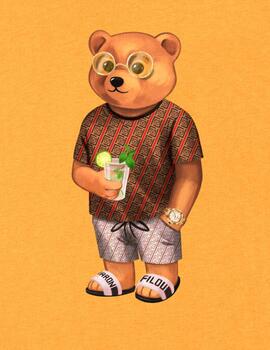 Sudadera Baron Filou The Mojito Sipper ocre