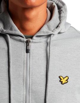 Chaqueta Lyle Scott gris de algodón para hombre