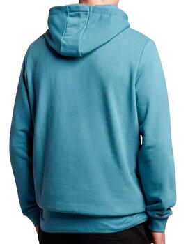 Sudadera básica Lyle Scott azul para hombre