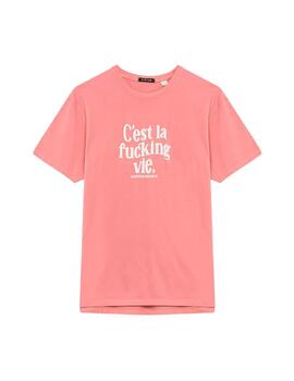 Camiseta Kaotiko Cest la Fucking vie púrpura