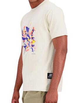 Camiseta New Balance Jacob Rochester beige