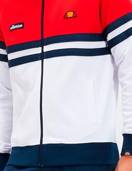 Chaqueta Ellesse de cremallera roja para hombre