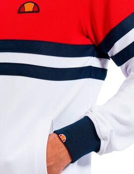 Chaqueta Ellesse de cremallera roja para hombre