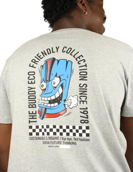 Camiseta Buddy Eco Friendly gris para hombre