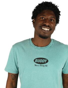 Camiseta Buddy Beberly Hills azul vintage