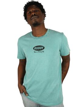 Camiseta Buddy Beverly Hills azul vintage