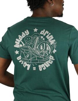 Camiseta Buddy Swinger verde botella para hombre