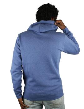 Sudadera Buddy Patch azul para hombre