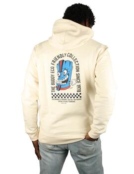 Sudadera Buddy Eco Friendly beige para hombre