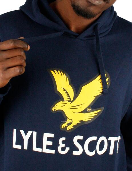 Sudadera Lyle Scott azul marino