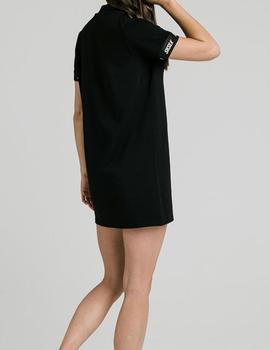 Vestido Siksilk Tech Tape negro para mujer