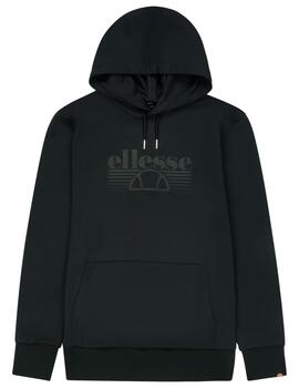 Sudadera Ellesse Uomo básica negra con capucha para hombre