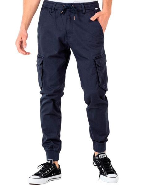 Pantalones azules con bolsillos a los lados Reell