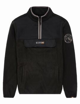 Sudadera polar Ellesse Zinco negra para hombre