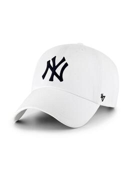 Gorra blanca New York Yankees de algodón