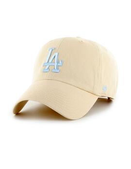 Gorra Los Ángeles beige de algodón