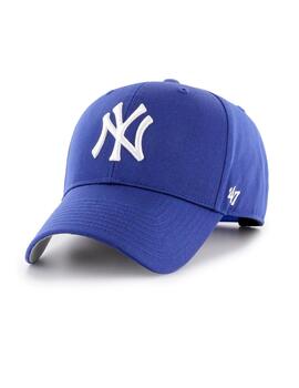 Gorra oficial New York Yankees azul eléctrico