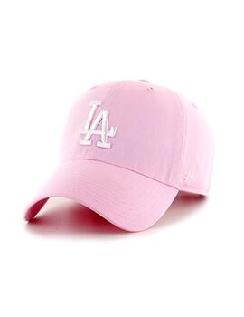 Gorra Los Ángeles rosa de algodón