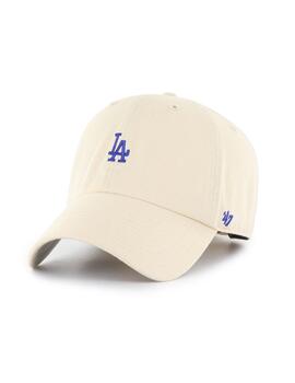 Gorra Los Ángeles beige de algodón blandito