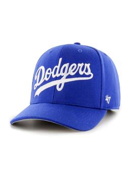 Gorra oficial de los Los Ángeles Dodgers azul eléctrico