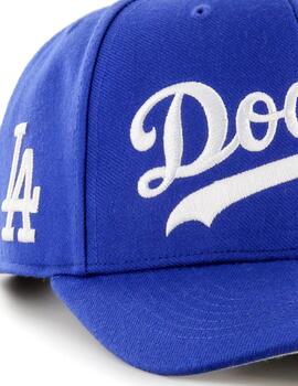 Gorra oficial de los Los Ángeles Dodgers azul eléctrico