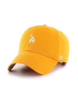 Gorra Los Ángeles amarilla de algodón blandito