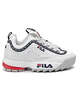 Zapatillas Fila Disruptor Logo Low blancas mujer