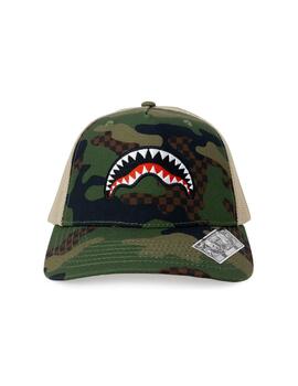 Gorra Sprayground tiburón camuflaje