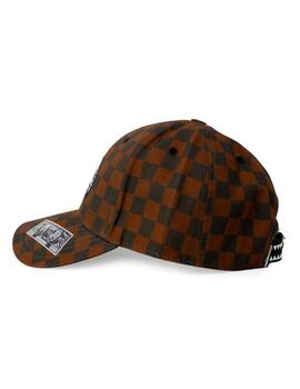 Gorra Sprayground tiburón marrón