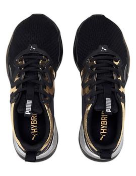 Zapatillas Puma XT Metal negro oro para mujer