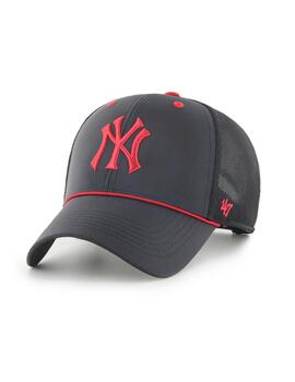 Gorra New York negra con rojo