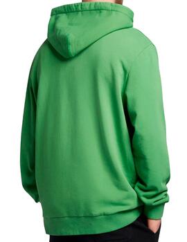 Sudadera Lyle Scott verde fuerte para hombre