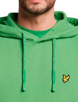 Sudadera Lyle Scott verde fuerte para hombre