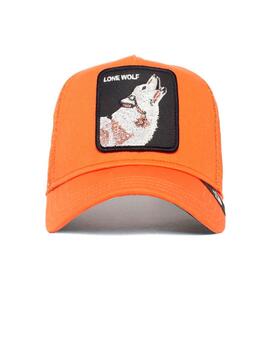 Gorra Goorin Bros Lobo naranja para chica y chico