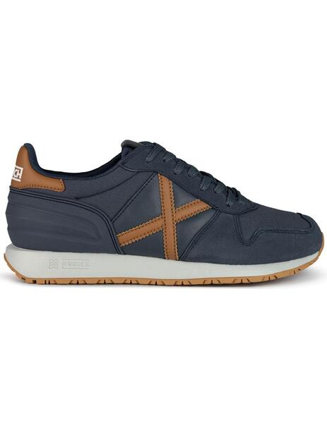 MUNICH Munich MASSANA 336 - Zapatillas hombre navy blue/brown/grey -  Private Sport Shop