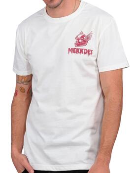 Camiseta Mekkdes Winged Helmet blanca para hombre