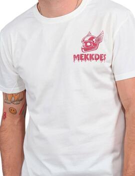 Camiseta Mekkdes Winged Helmet blanca para hombre