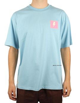 Camiseta Glint azul Frigopie rosa