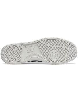Zapatillas bajas New Balance blancas con granate