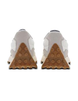 Zapatillas New Balance 327 blancas con gris para chica